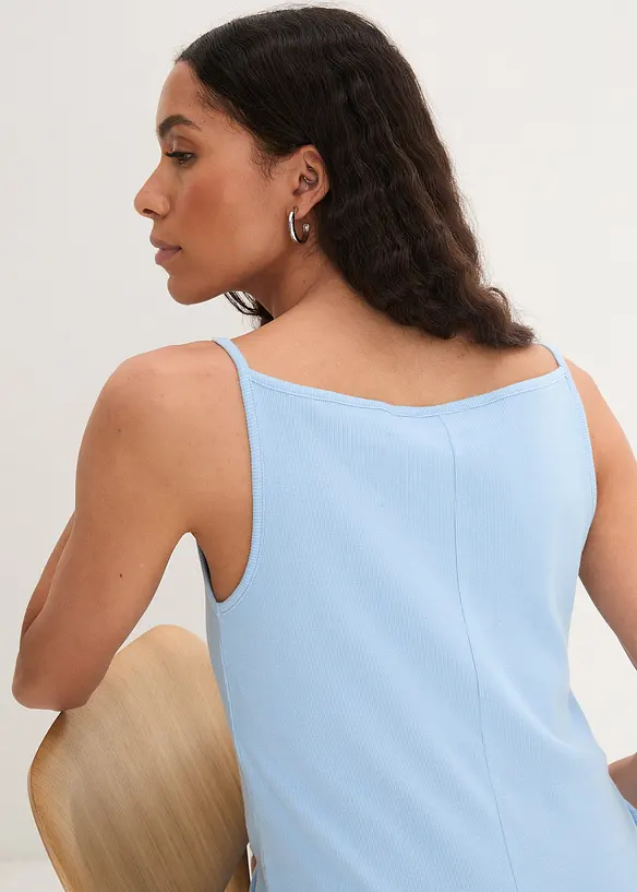 Stretch shirtjurk met biologisch katoen, bonprix