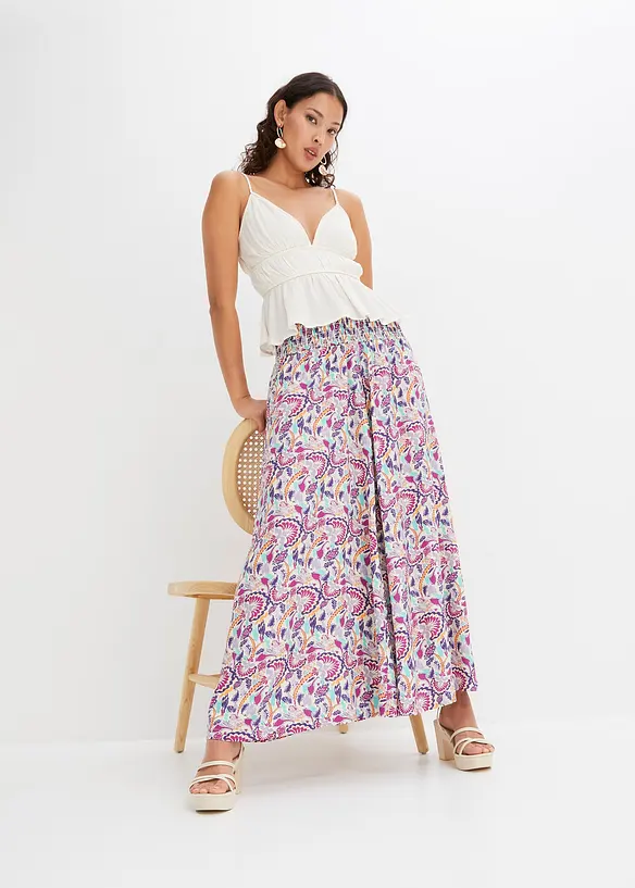 Palazzo broek van soepele viscose, bonprix