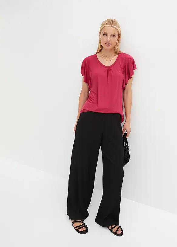 Shirt met volantmouwen, bonprix