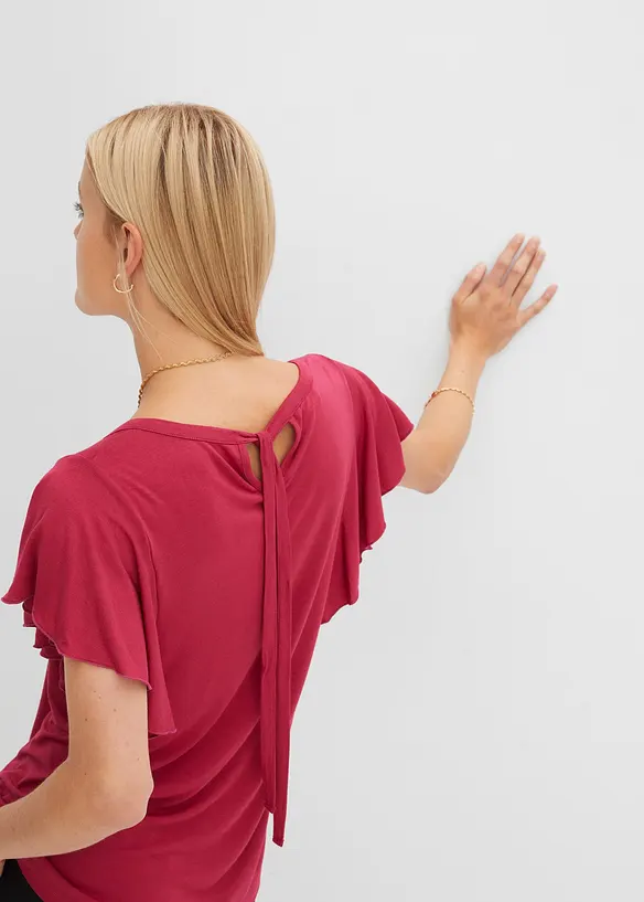 Shirt met volantmouwen, bonprix