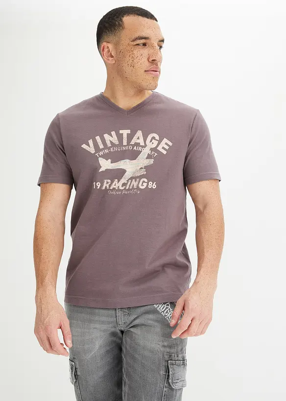 T-shirt van vlamgaren, bonprix