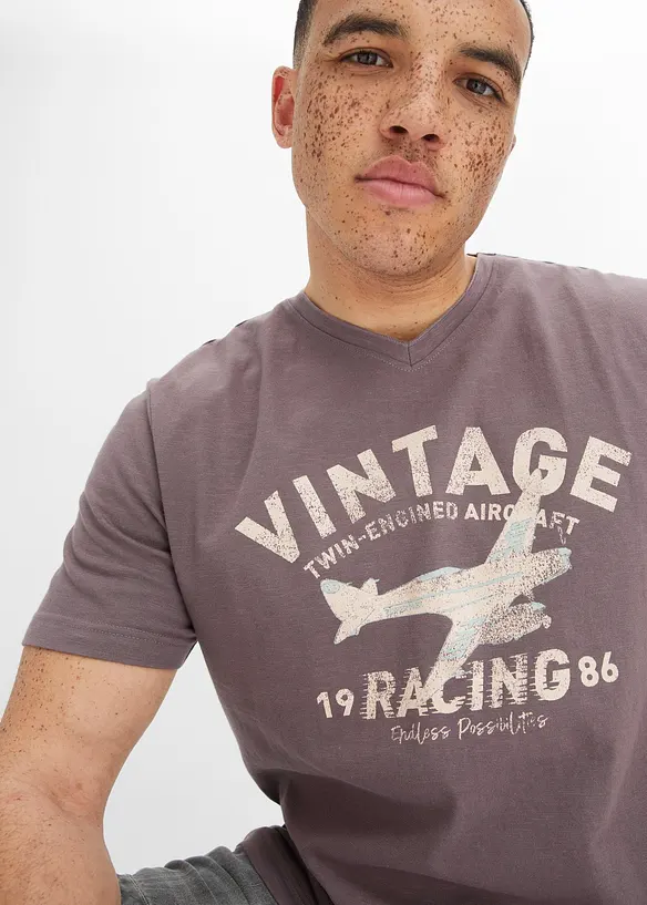 T-shirt van vlamgaren, bonprix