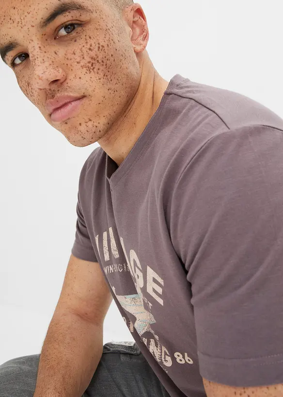 T-shirt van vlamgaren, bonprix