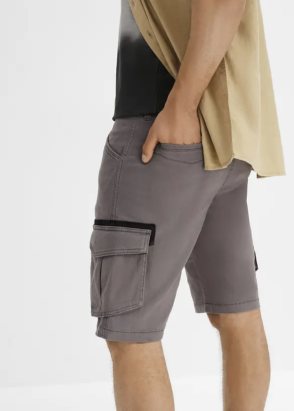 Stretch cargo bermuda, regular fit, bonprix