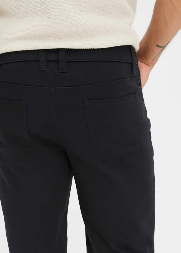 Stretch jeans instap bermuda (set van 2), regular fit, bonprix