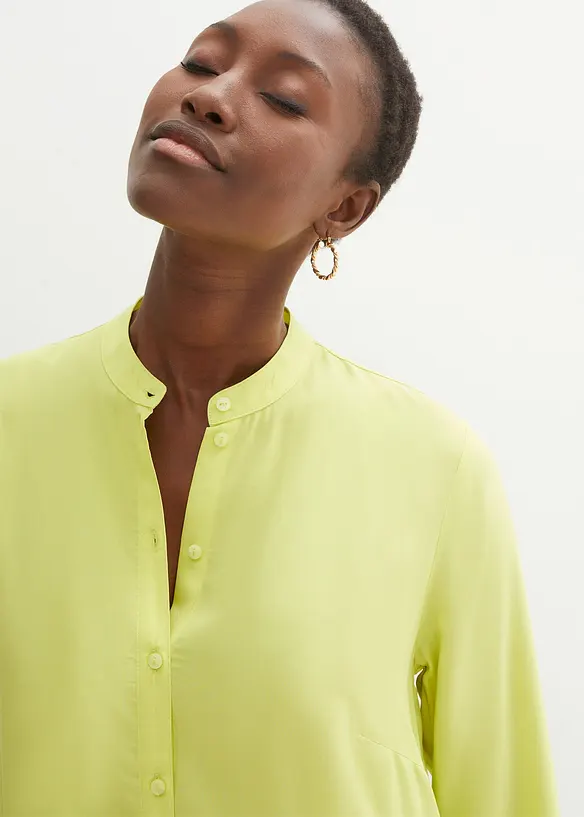 Lange blouse van viscose, bonprix