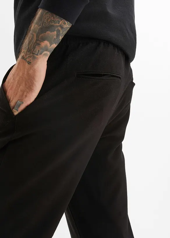 Relexed fit stretch instapbroek, straight, bonprix