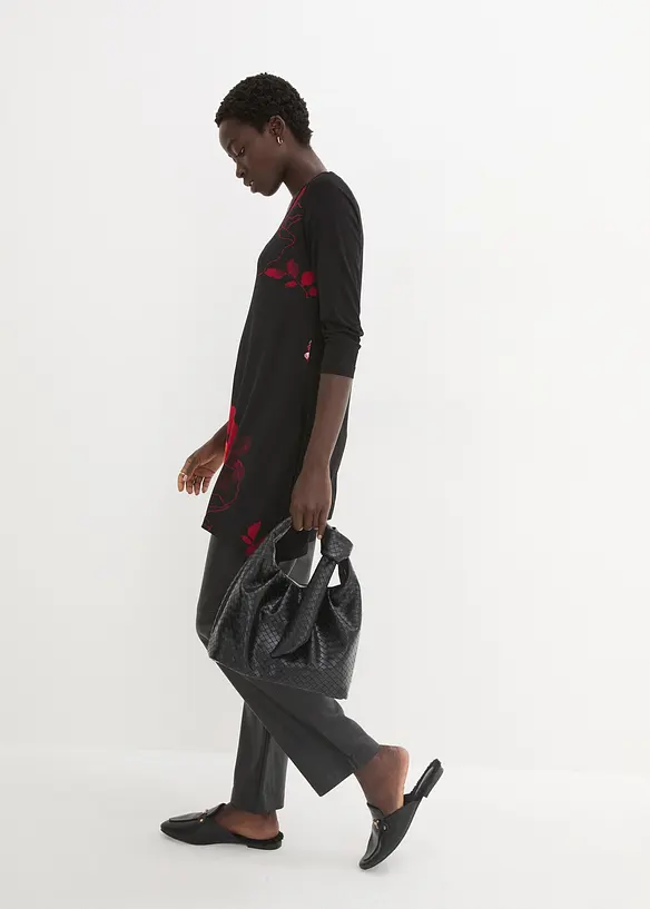 Leren broek van lamsnappa, bonprix