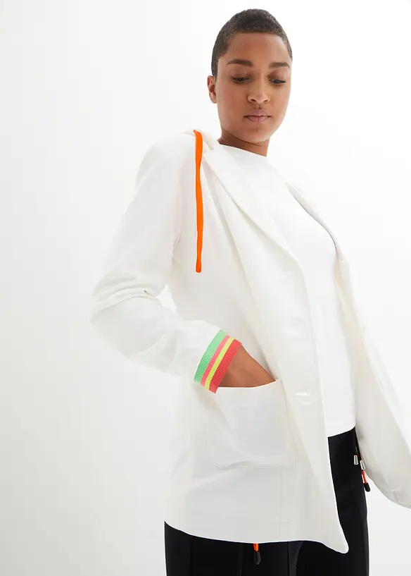 Sweat blazer in een viscosemix, bonprix