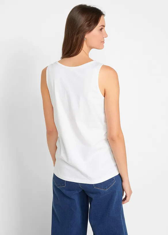 Katoenen longtop (set van 5), bonprix