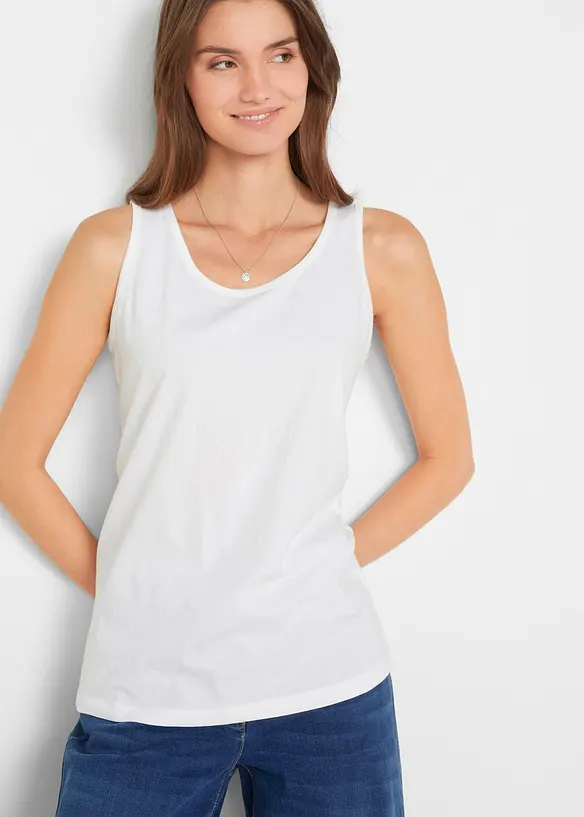 Katoenen longtop (set van 5), bonprix