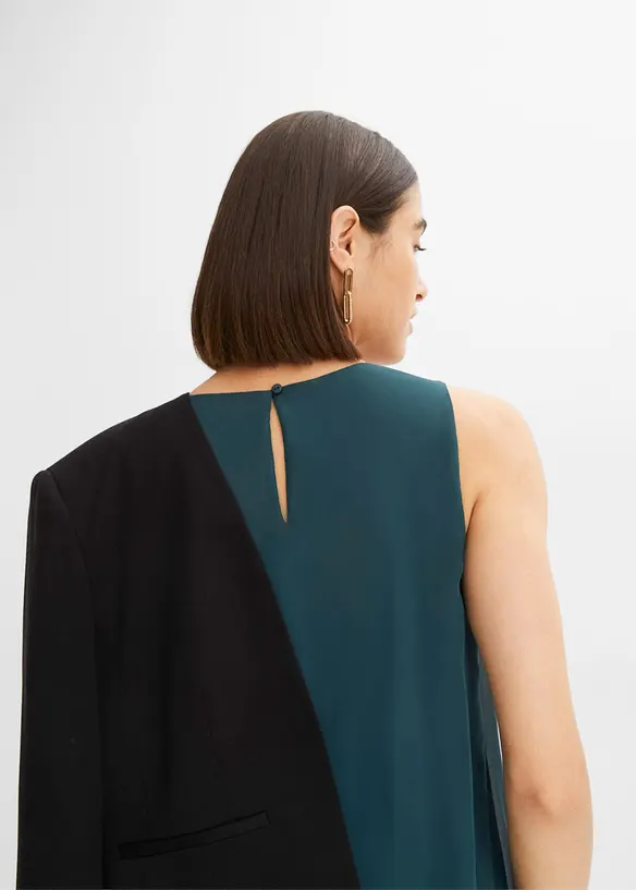 Chiffon jurk van gerecycled polyester, bonprix