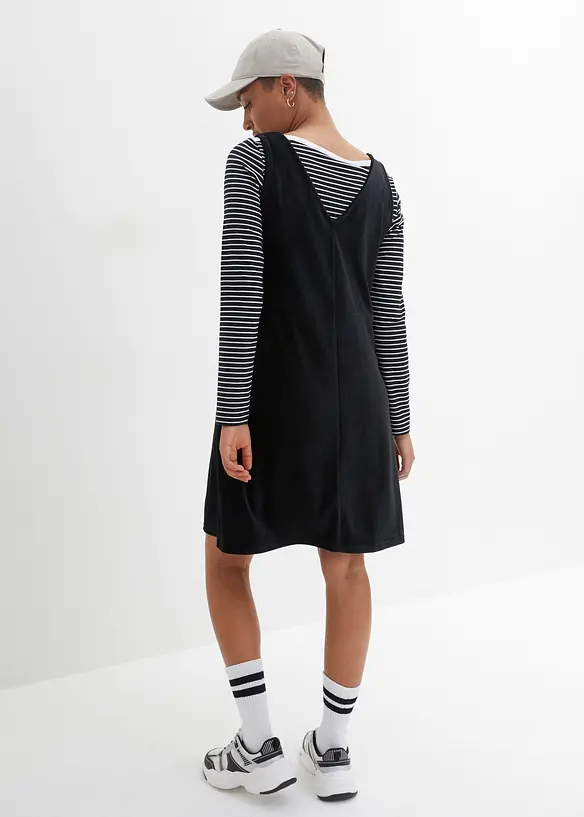 Tuinjurk van jersey corduroy, bonprix