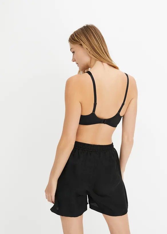 Geweven pyjamashort van satijn, bonprix