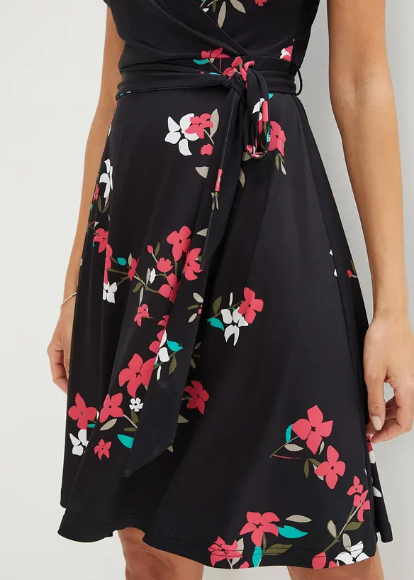 Jersey jurk in wikkellook, bonprix