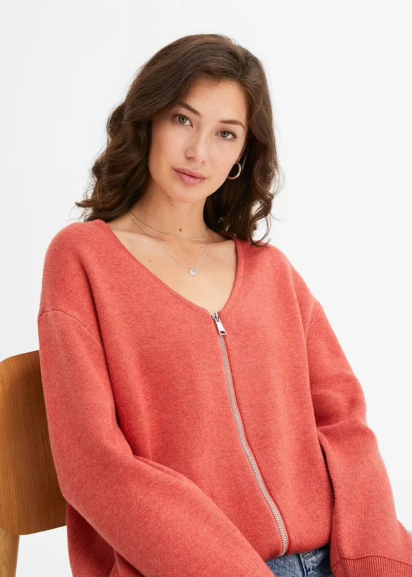 Oversized gebreid vest, bonprix