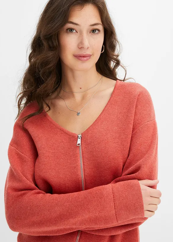 Oversized gebreid vest, bonprix