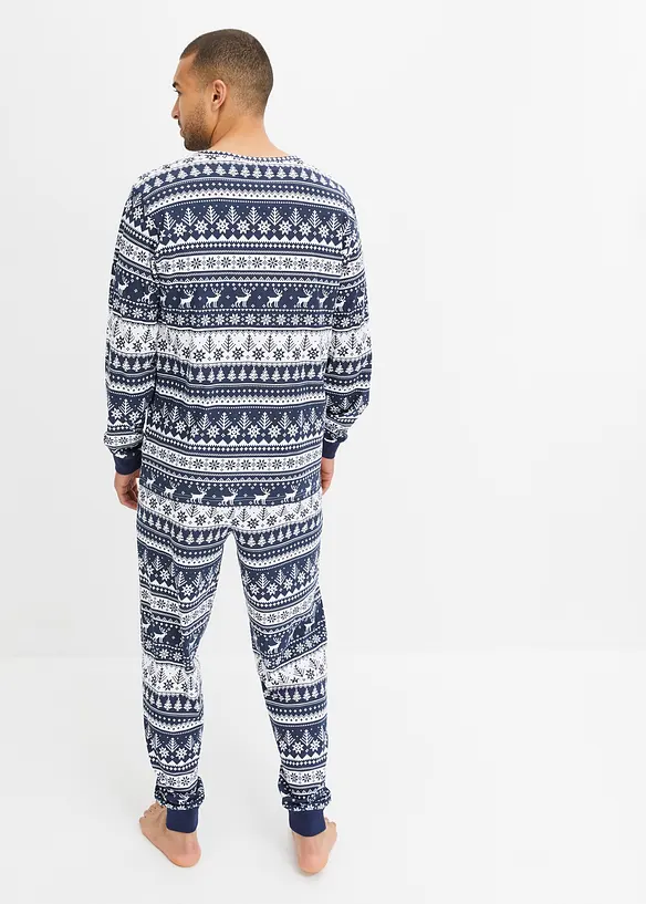 Pyjama van biologisch katoen (2-dlg. set), bonprix