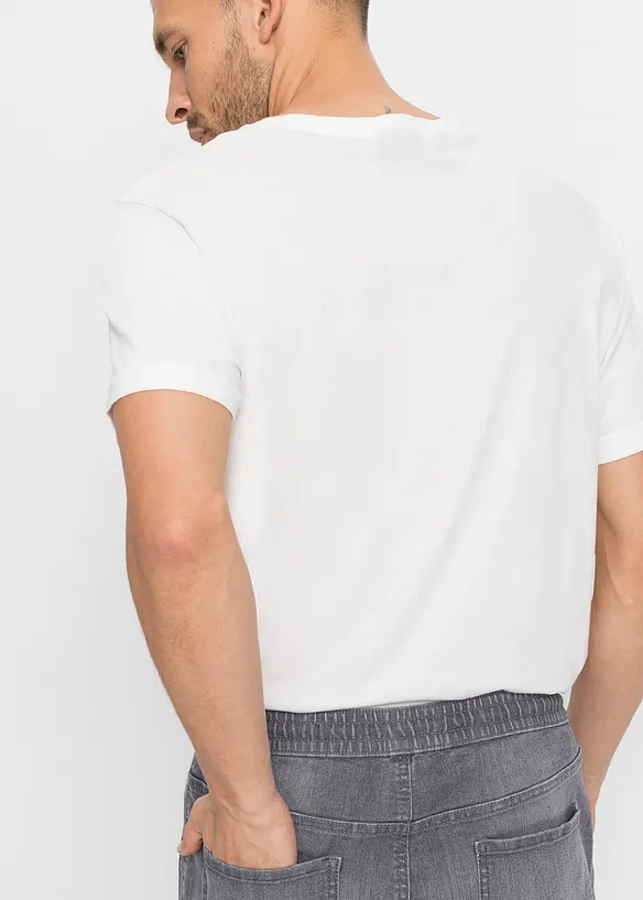 Regular fit stretch instapjeans, straight, bonprix
