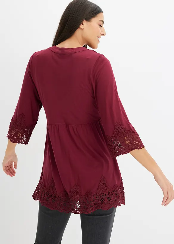 Shirt tuniek van viscose, bonprix