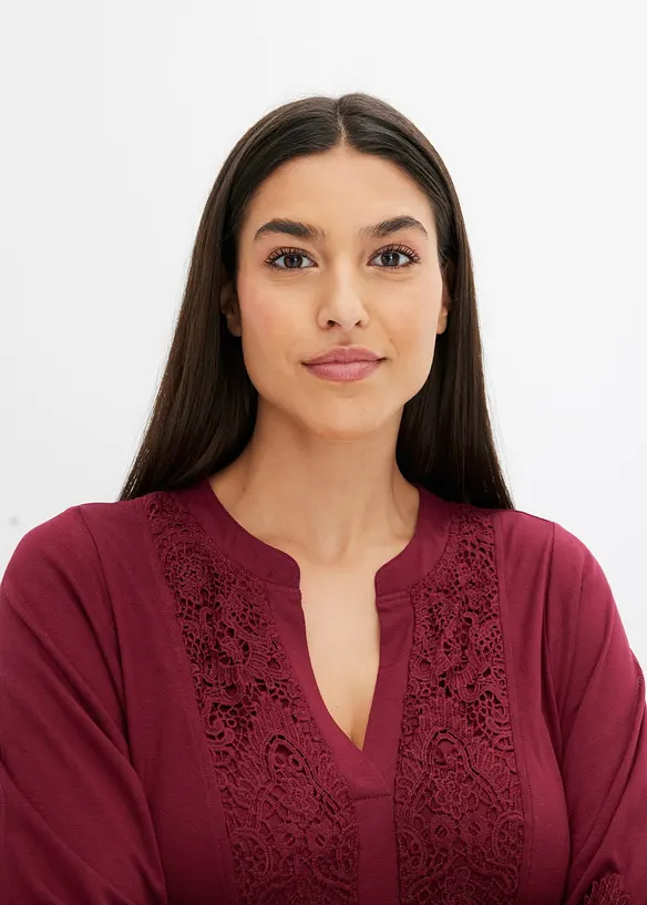 Shirt tuniek van viscose, bonprix
