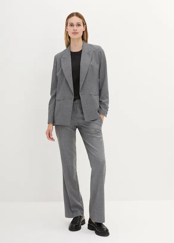 Wollen blazer met dubbele knopen, bonprix