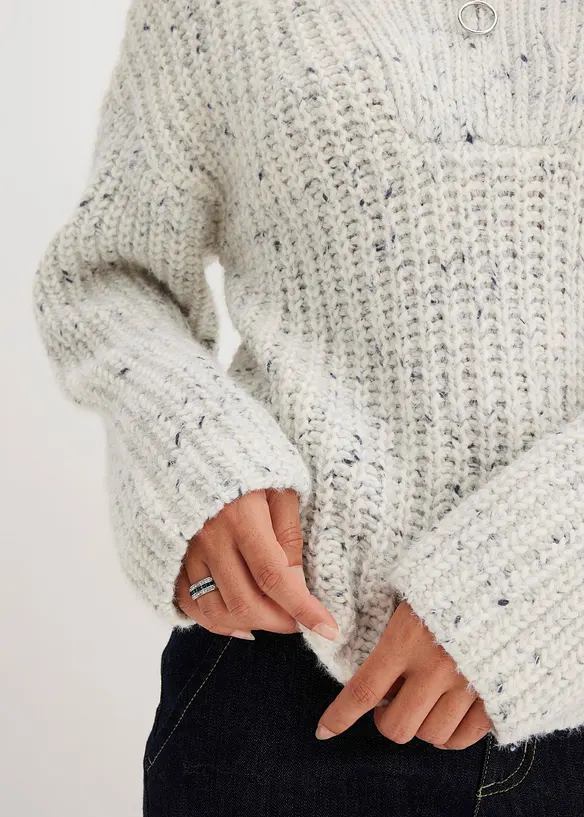 Schipperstrui met oversized schouders, bonprix