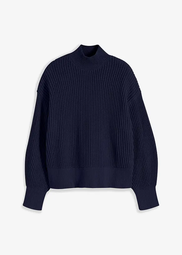 Oversized trui van puur katoen, bonprix