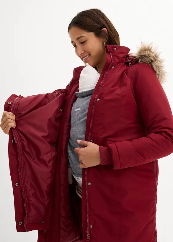 3-in-1 wind- en waterdichte zwangerschapsjas/draagjas, bonprix