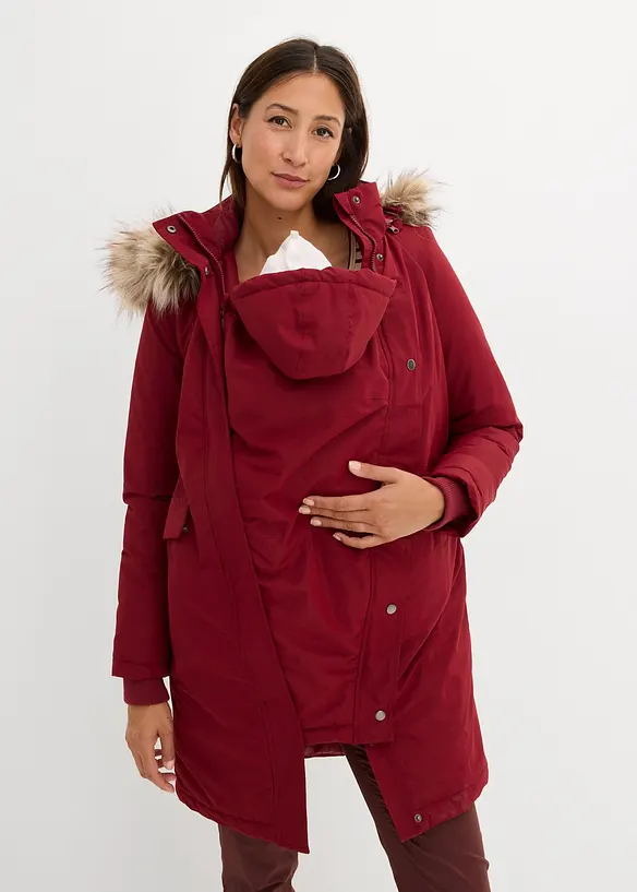 3-in-1 wind- en waterdichte zwangerschapsjas/draagjas, bonprix