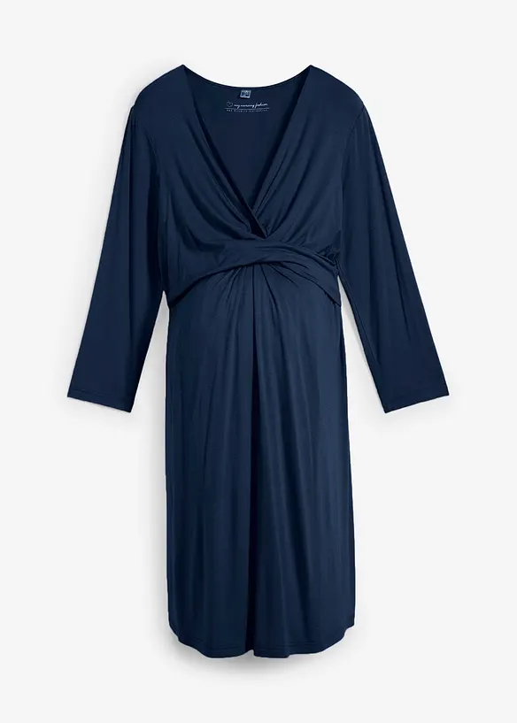 Zwangerschapsjurk/voedingsjurk van viscose-stretch, bonprix