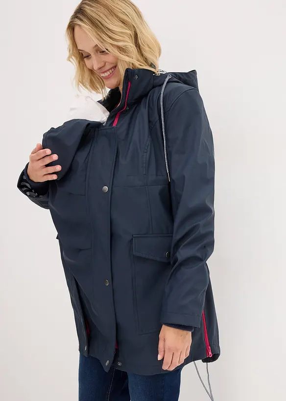 3-in-1 zwangerschaps regenjas/draagjas, bonprix