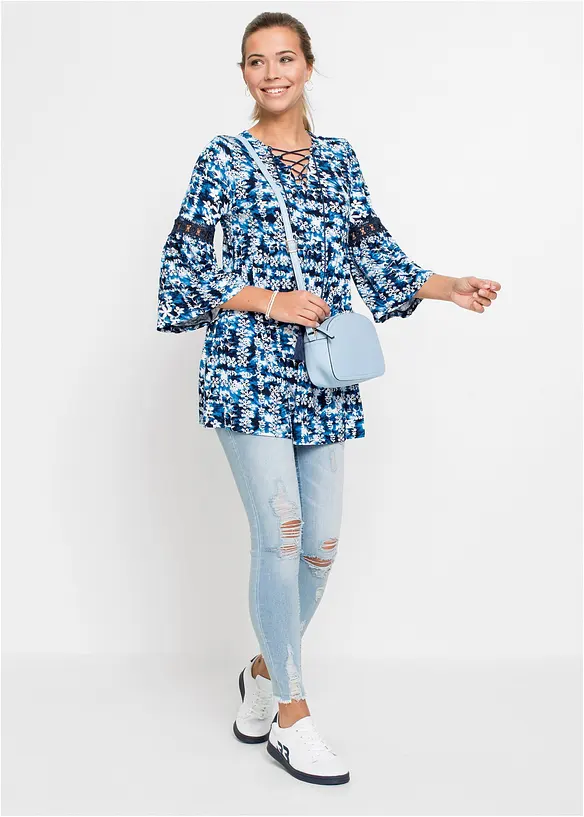 Tuniek van vloeiende viscose, bonprix