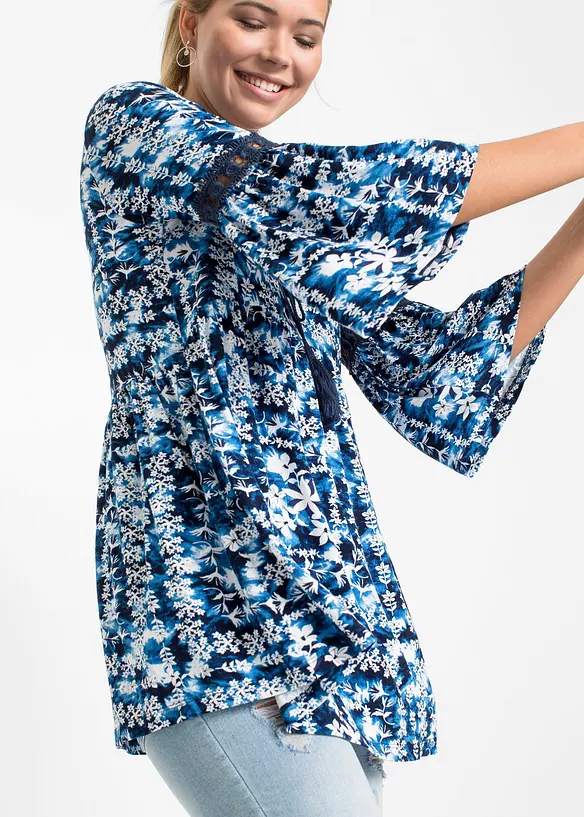 Tuniek van vloeiende viscose, bonprix