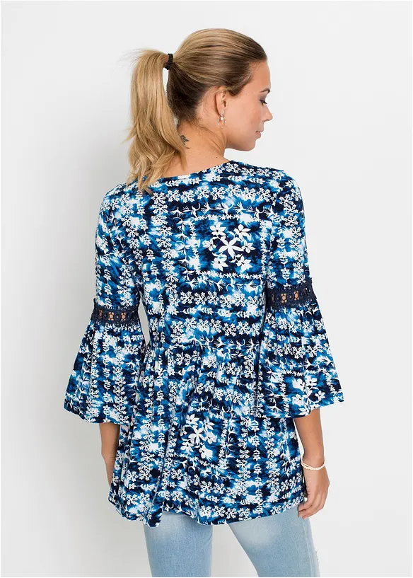 Tuniek van vloeiende viscose, bonprix