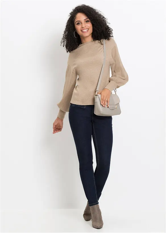 Oversized trui in een viscosemix, bonprix