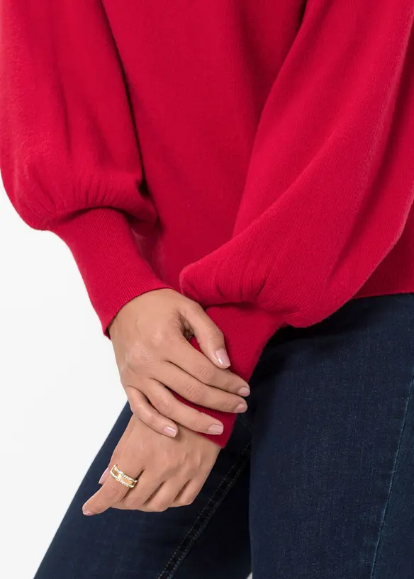 Oversized trui in een viscosemix, bonprix