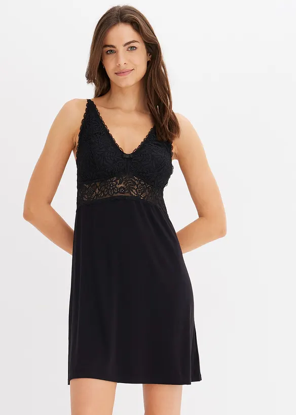 Slipdress van zacht viscose, bonprix