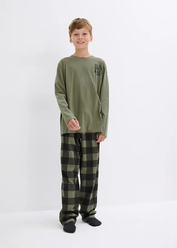 Jongens pyjama van biologisch katoen (2-dlg. set), bonprix