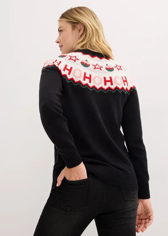 Trui met kerstmotief, bonprix