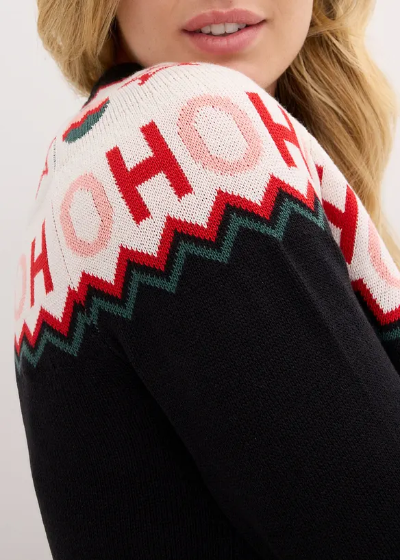 Trui met kerstmotief, bonprix