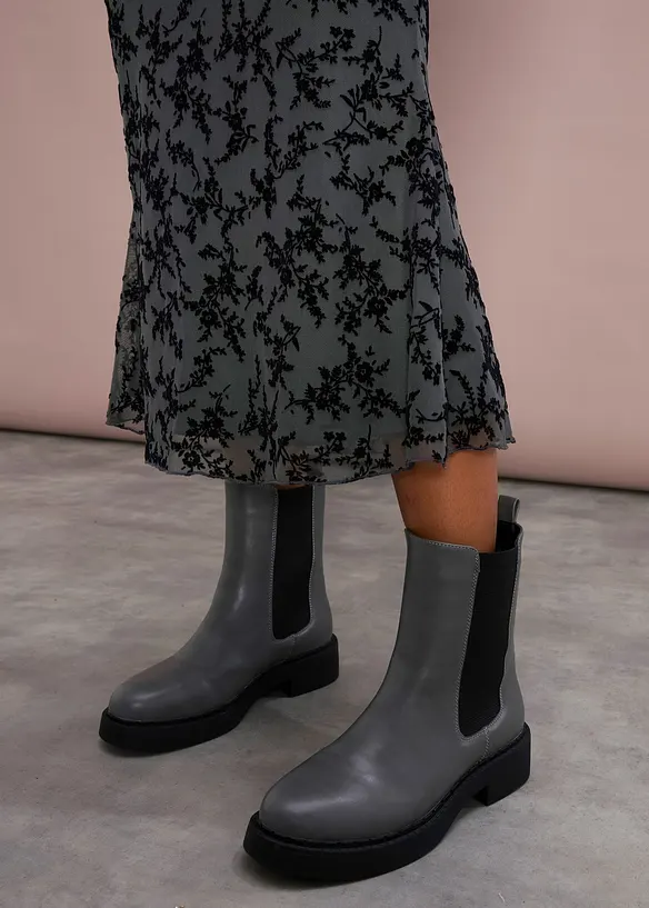 Midi rok van mesh, bonprix