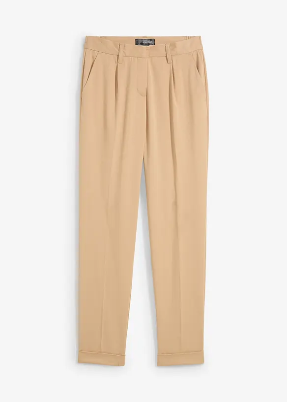 Smalle broek met omslag, bonprix