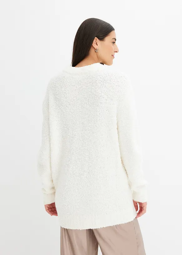 Oversized trui van bouclé, bonprix