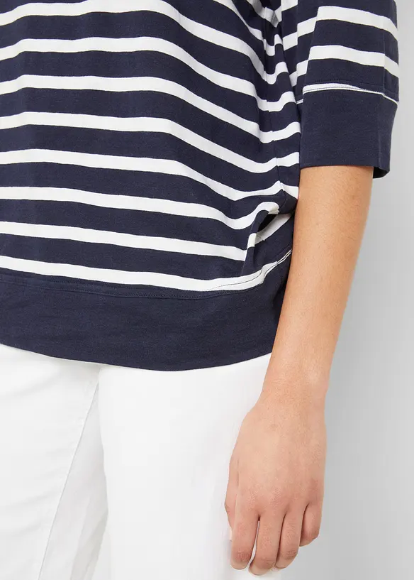 Poloshirt van katoen-viscosemix, bonprix