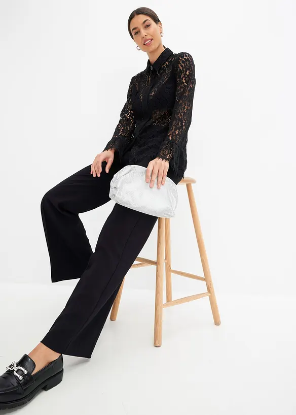 Kanten blouse, bonprix