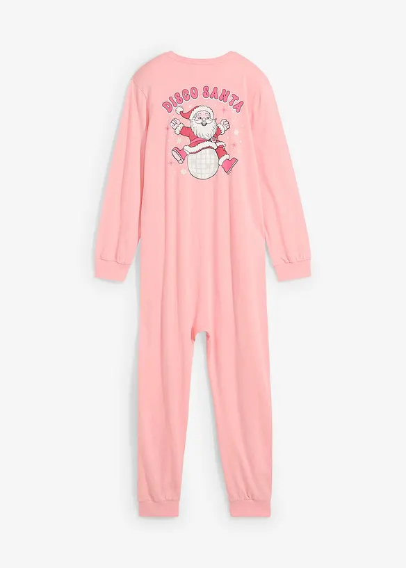 Meisjes pyjama onesie van biologisch katoen, bonprix