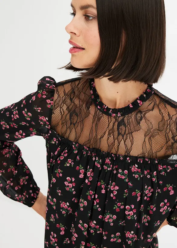 Chiffon jurk, bonprix
