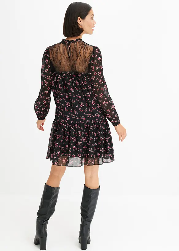 Chiffon jurk, bonprix