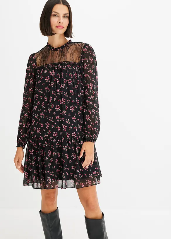Chiffon jurk, bonprix